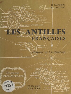 cover image of Histoire et civilisation des Antilles françaises